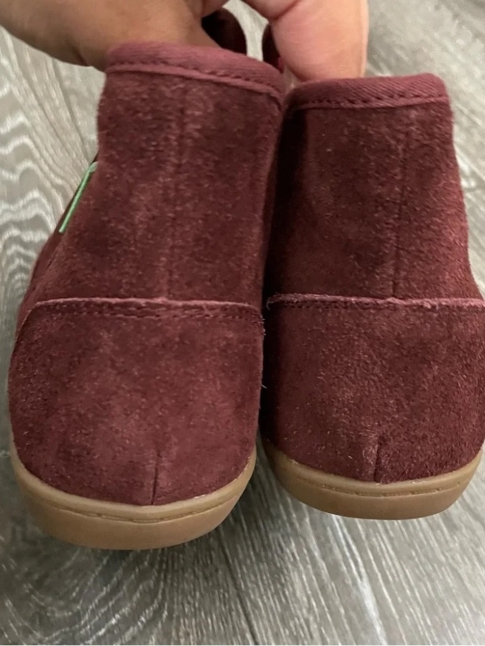Sanuk ♡ Pair O Dice Mid Suede Slip-On Shoes / Ankle Booties - Picture 6 of 9